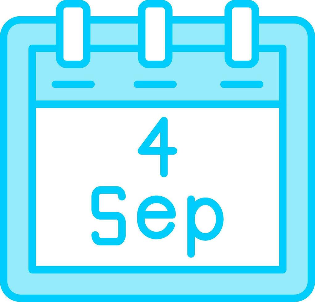 September 4 Vektor Symbol