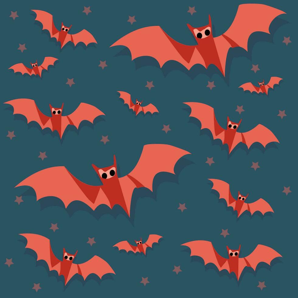 halloween fladdermus bakgrund vektor illustration