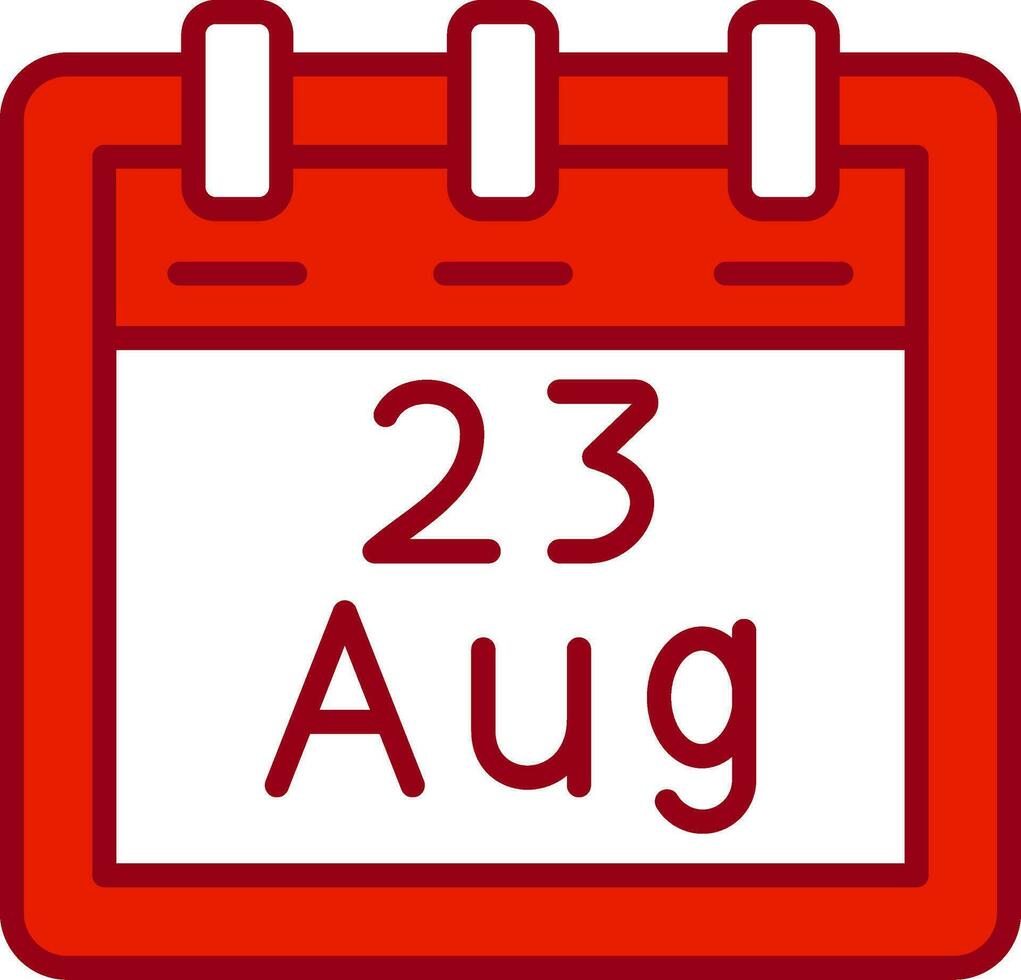 August 23 Vektor Symbol