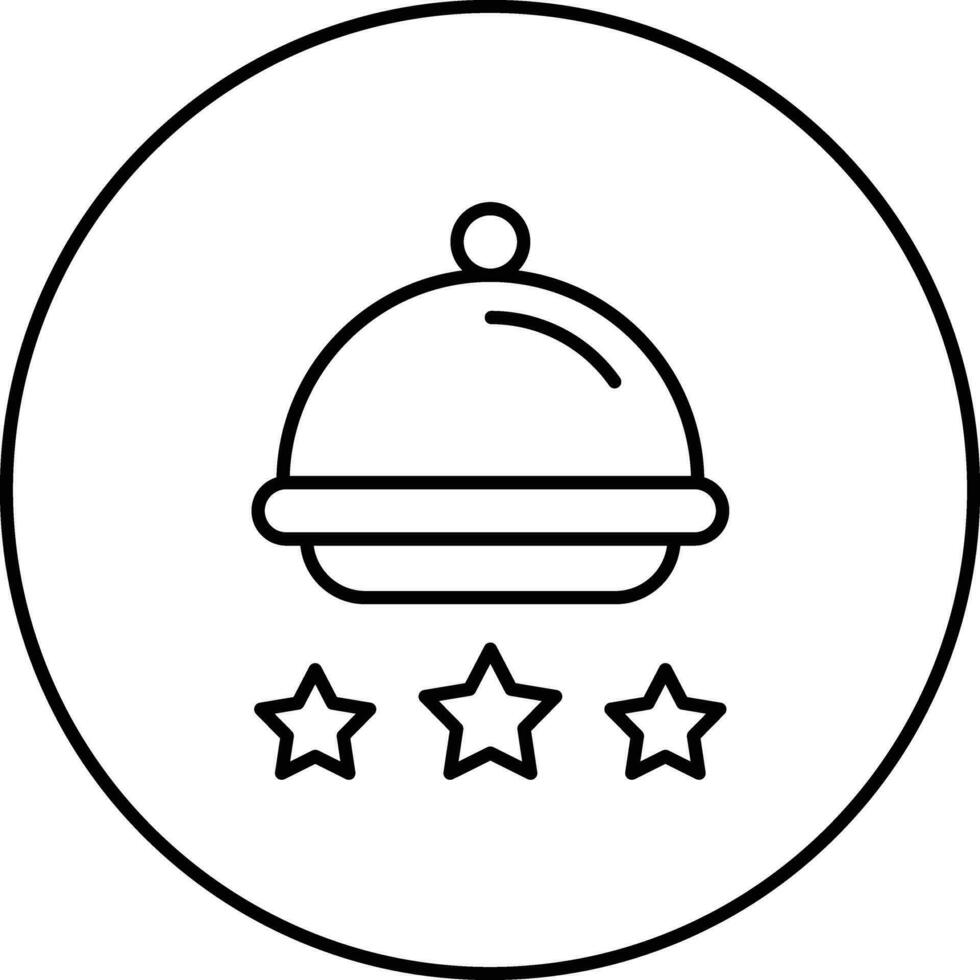 Essen Rezension Vektor Symbol