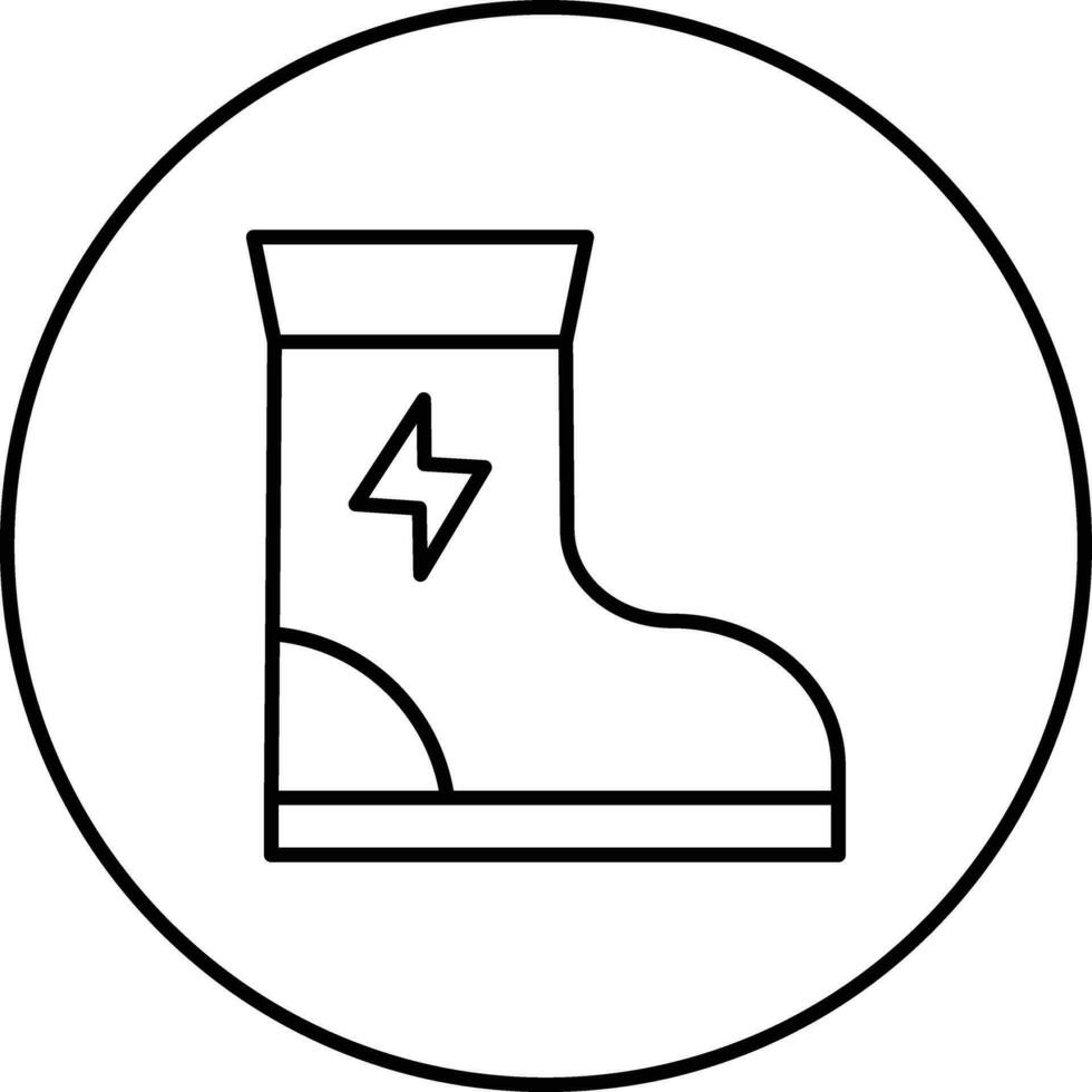 Elektriker Stiefel Vektor Symbol