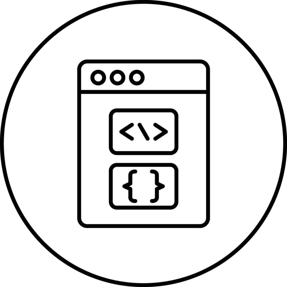 Vektorsymbol für Programmiersprache vektor