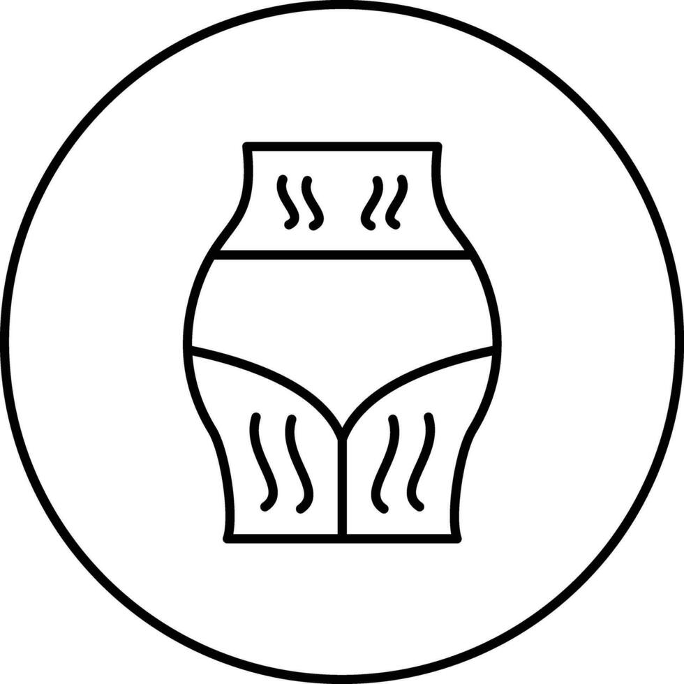 Dehnungsstreifen Vektor Symbol