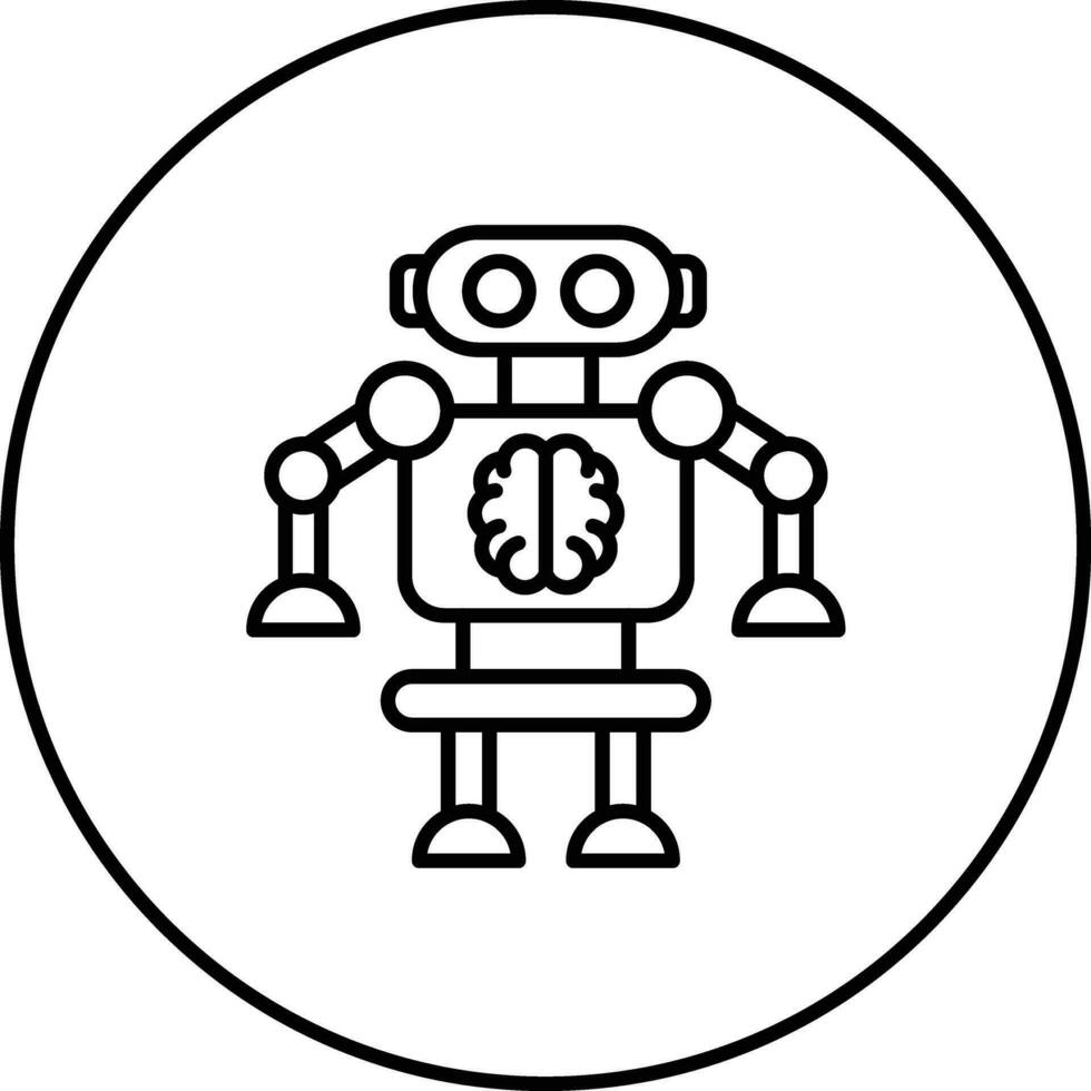 humanoid vektor ikon