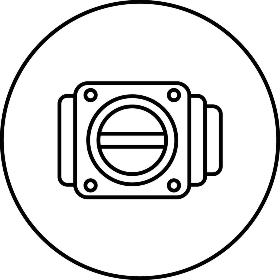 drosseln Teller Vektor Symbol