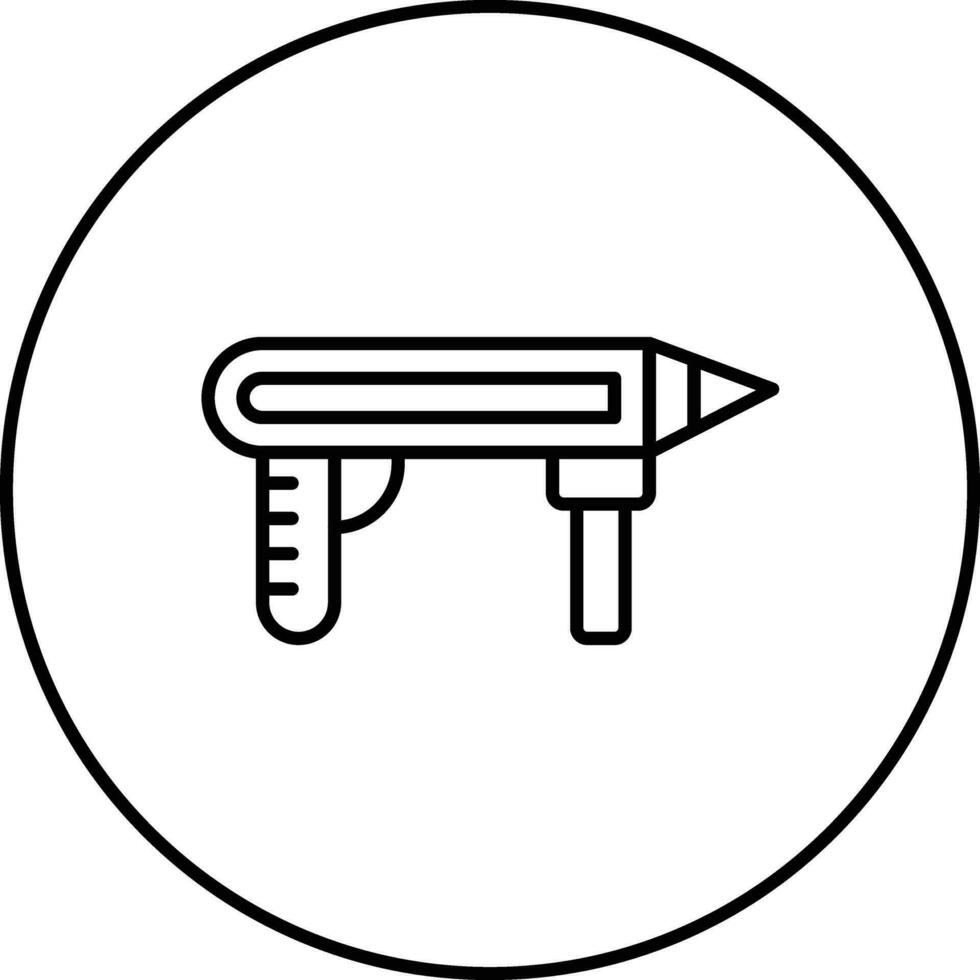 Schaum Gewehr Vektor Symbol