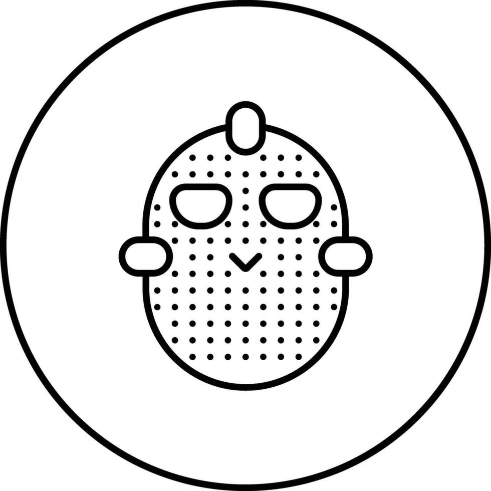 Eishockey Maske Vektor Symbol