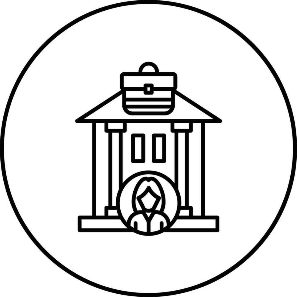 Geschäft Bank Konto Vektor Symbol
