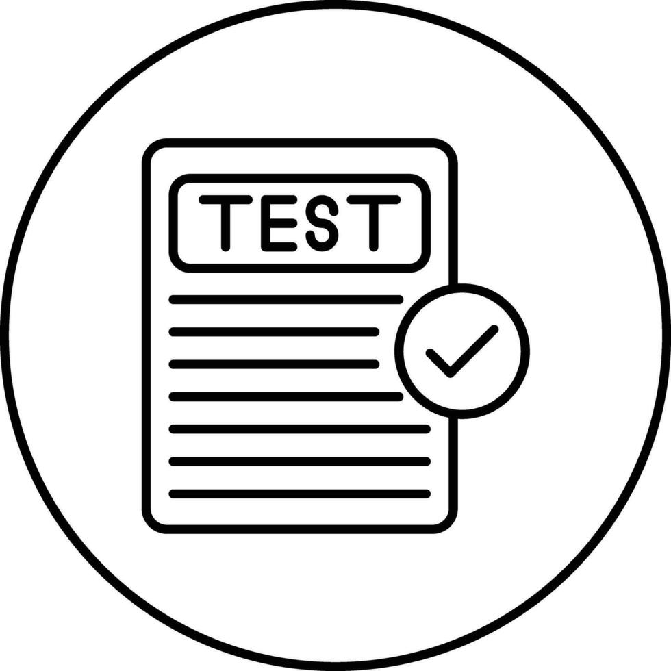 Testvektorsymbol vektor