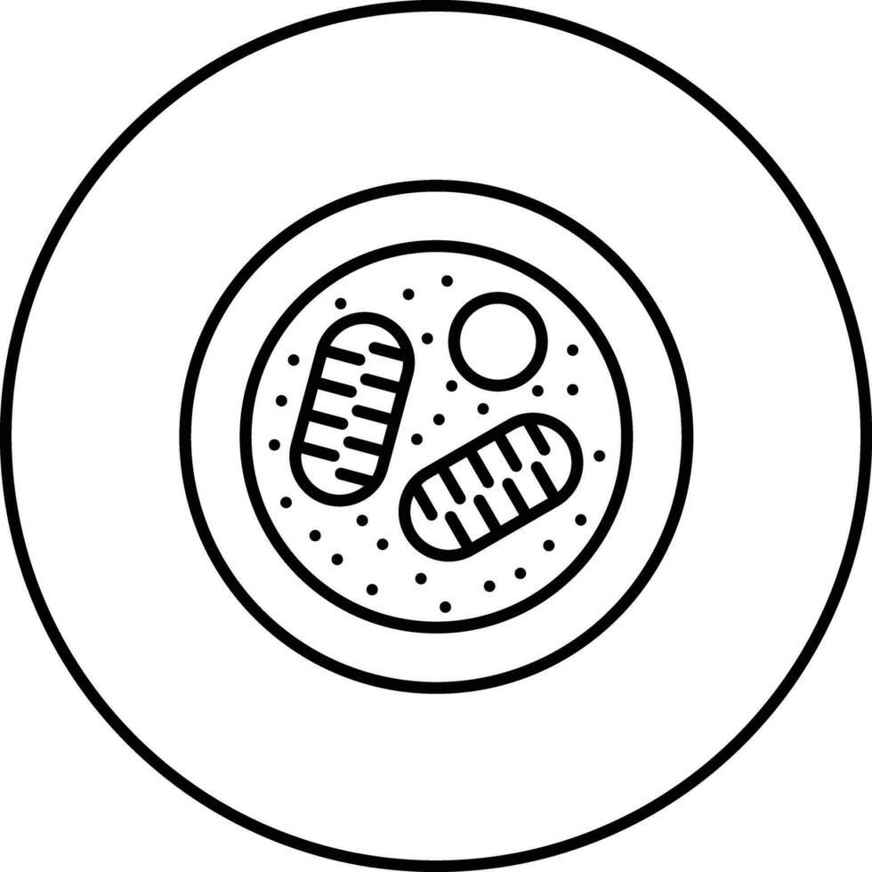 mikroorganism vektor ikon