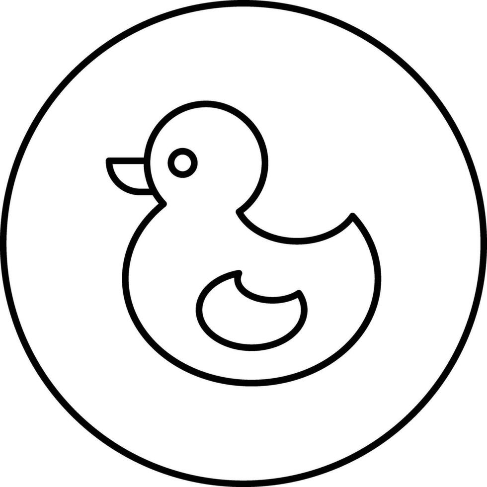 Ente Spielzeug Vektor Symbol