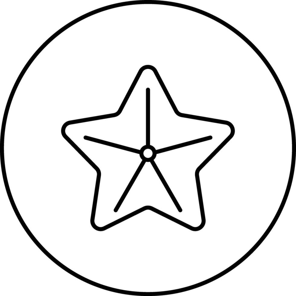 Seestern-Vektor-Symbol vektor