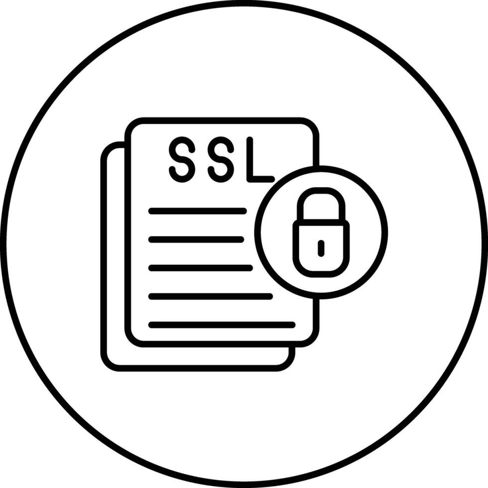Sicherheit Zertifikat Vektor Symbol