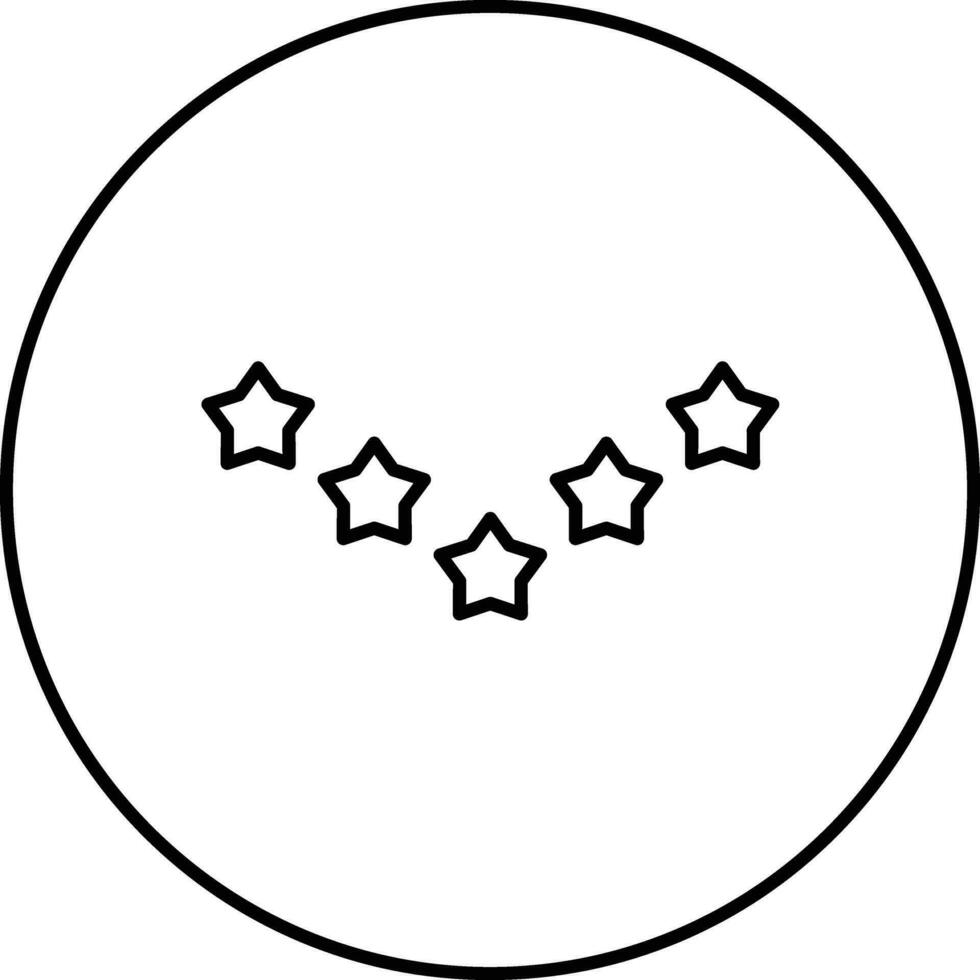 5-Sterne-Vektorsymbol vektor