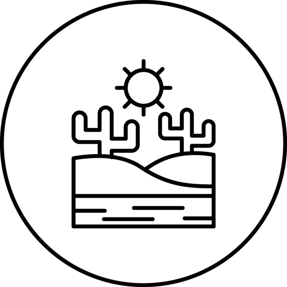 Symbol für Wüstenvektor vektor