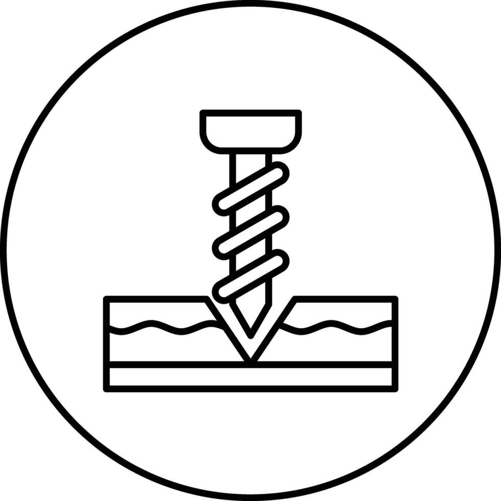 Symbol für Bohrvektor vektor