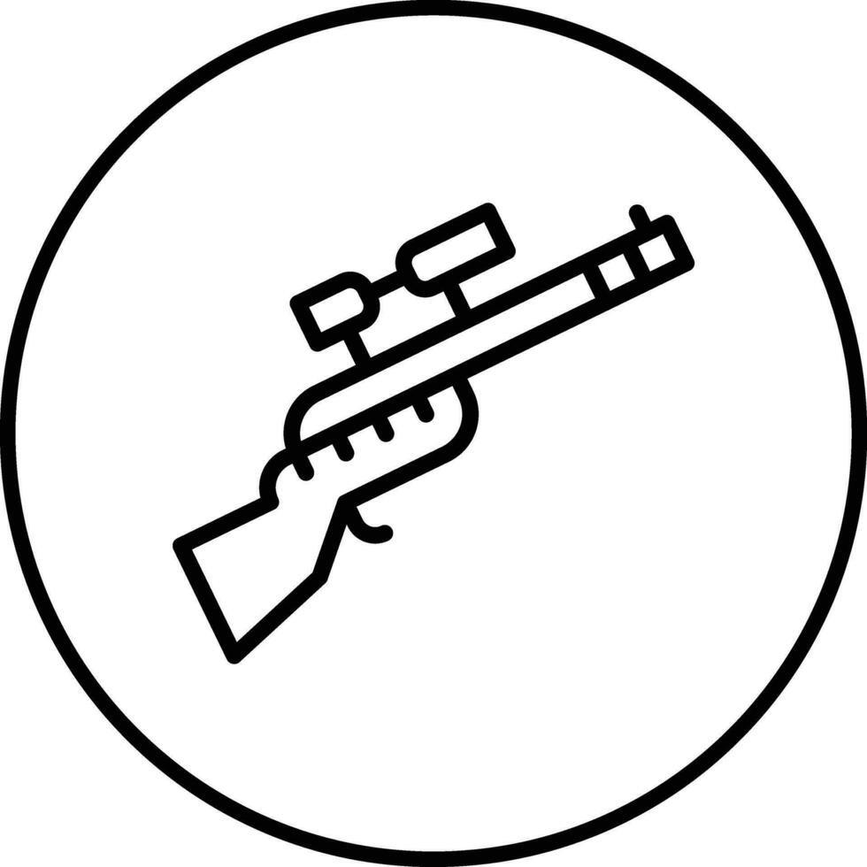 Jagd Gewehr Vektor Symbol