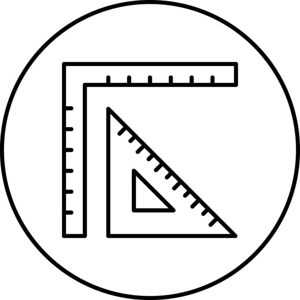 linjal vektor ikon