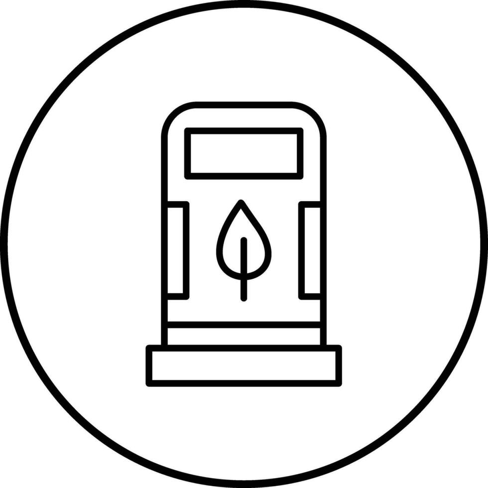 Öko-Kraftstoff-Vektor-Symbol vektor