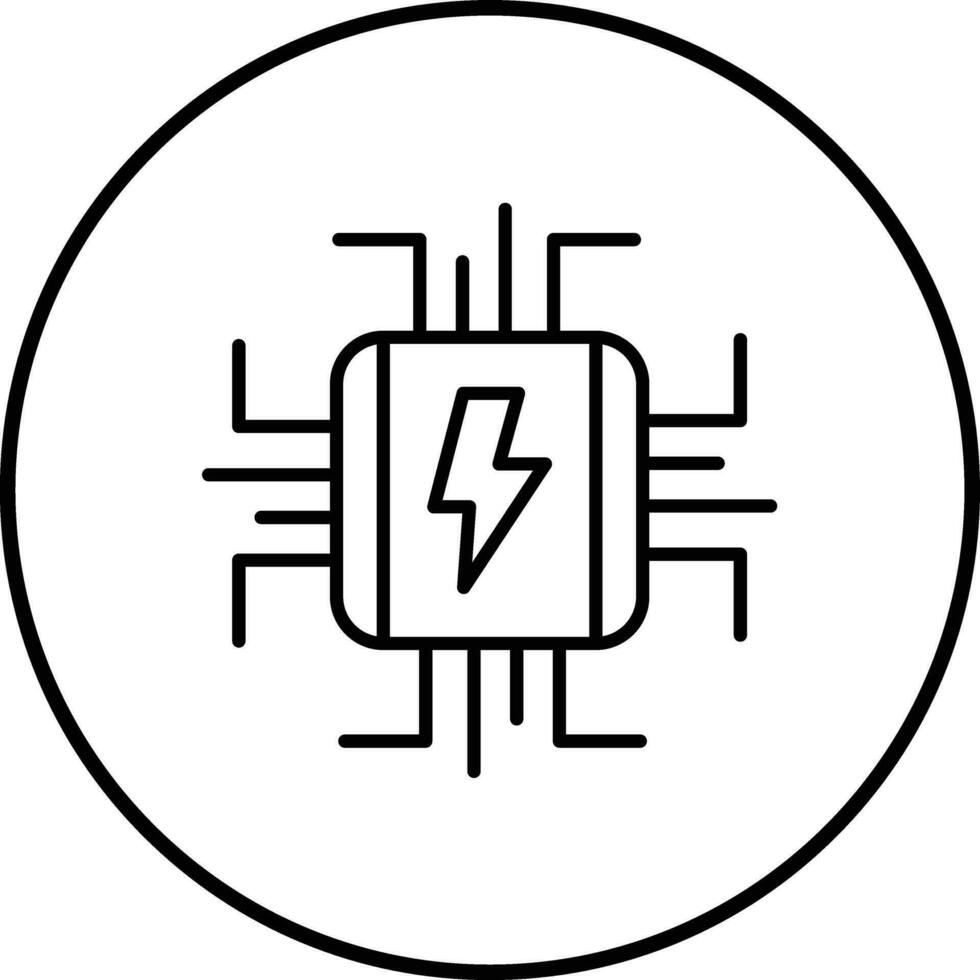 energi systemet vektor ikon