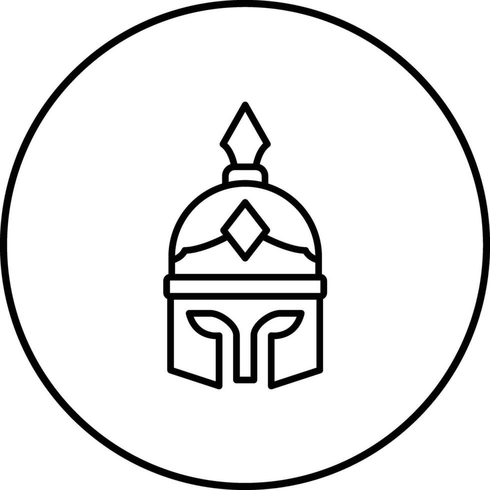 römisch Helm Vektor Symbol