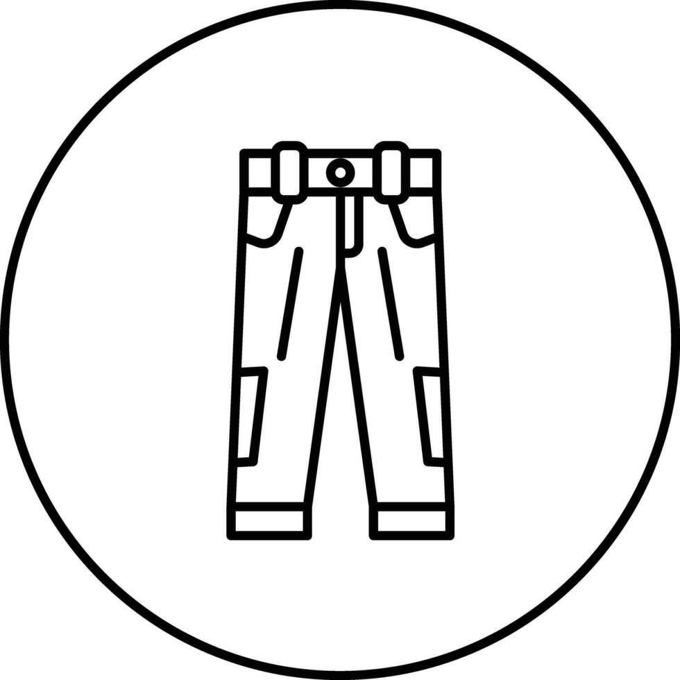 Hosen-Vektor-Symbol vektor