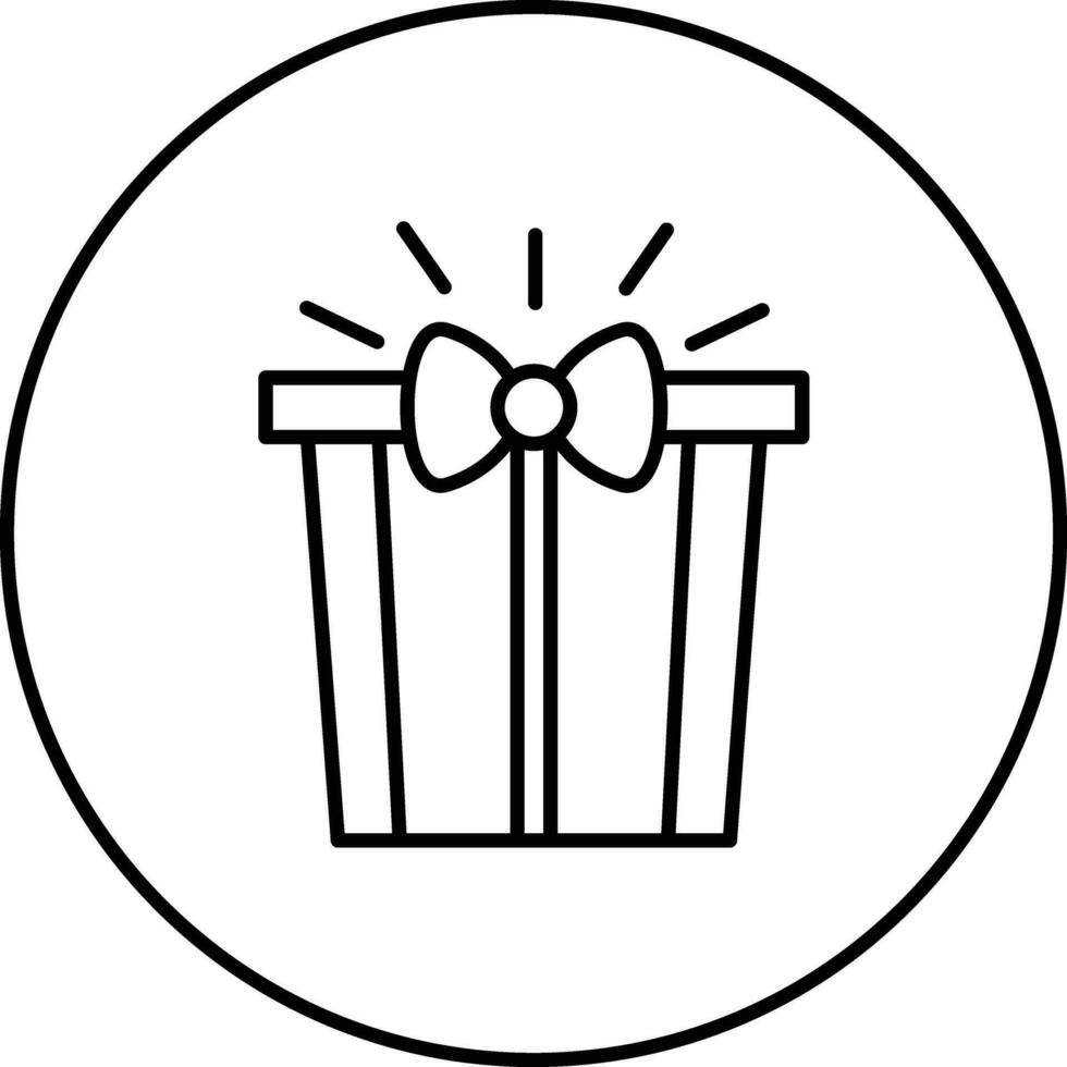 Neu Jahr Geschenk Vektor Symbol