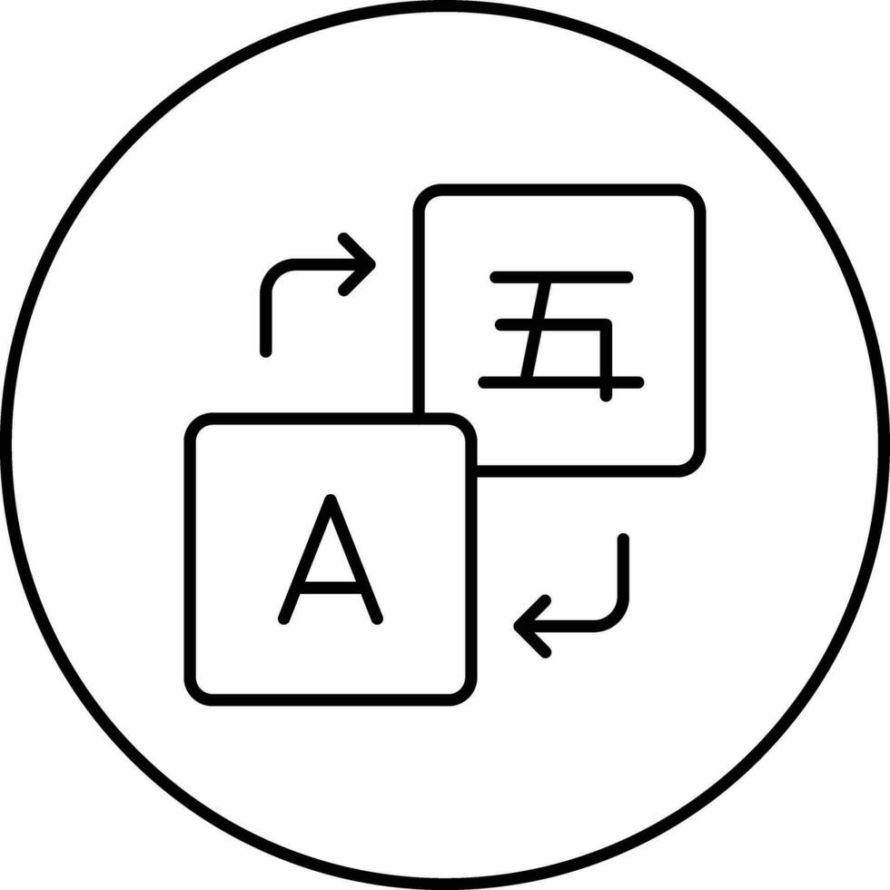 Übersetzungsvektorsymbol vektor