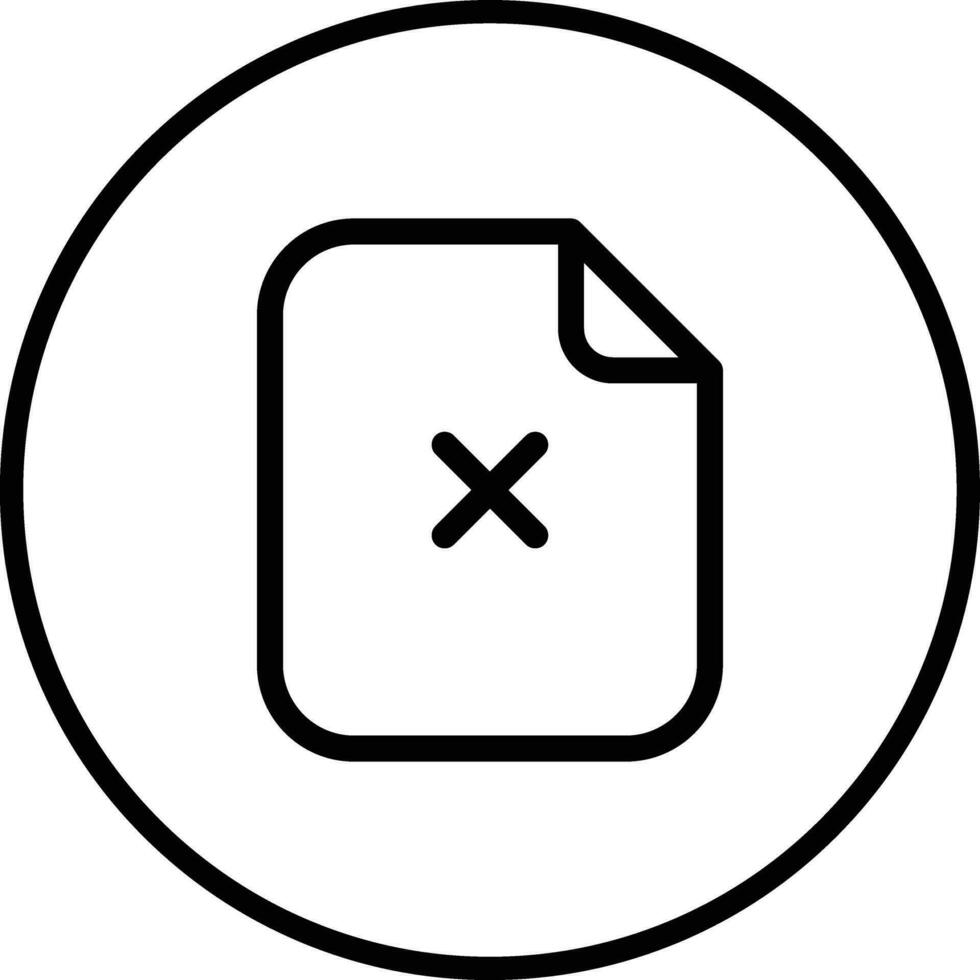 löschen Papier Vektor Symbol