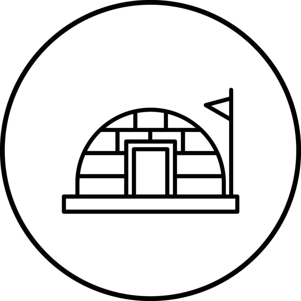 igloo hus vektor ikon