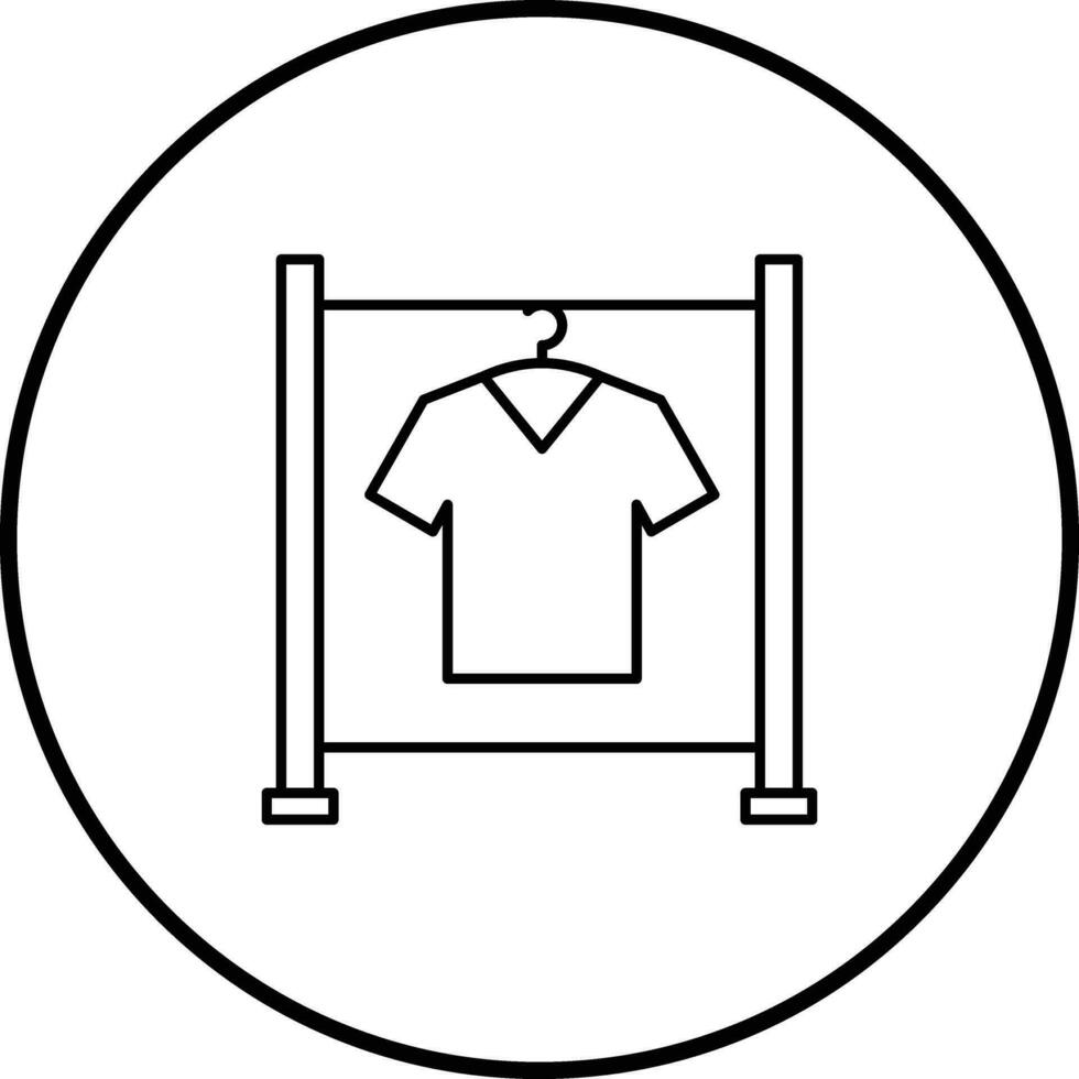 Kleider Gestell Vektor Symbol