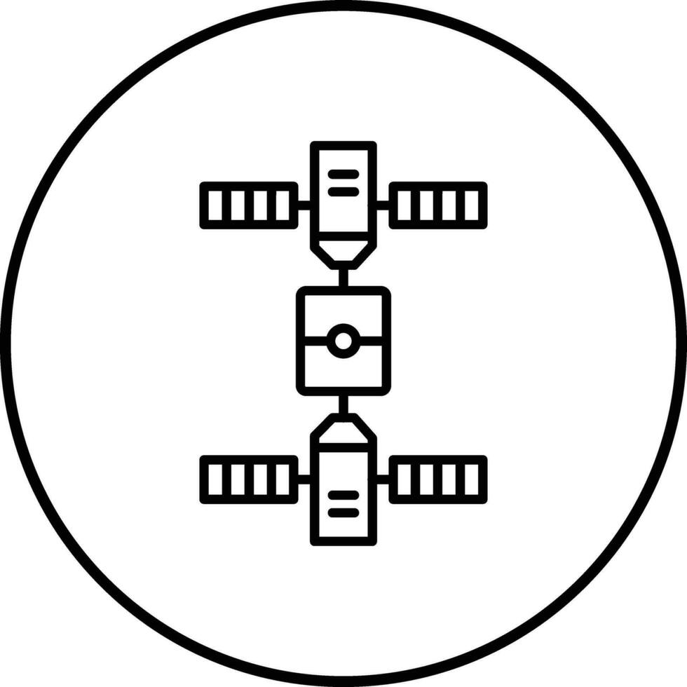 Raumkapsel-Vektorsymbol vektor