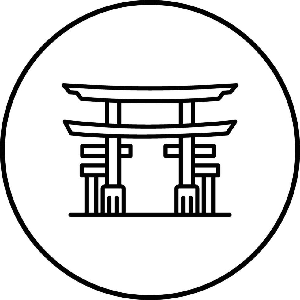 torii Tor Vektor Symbol