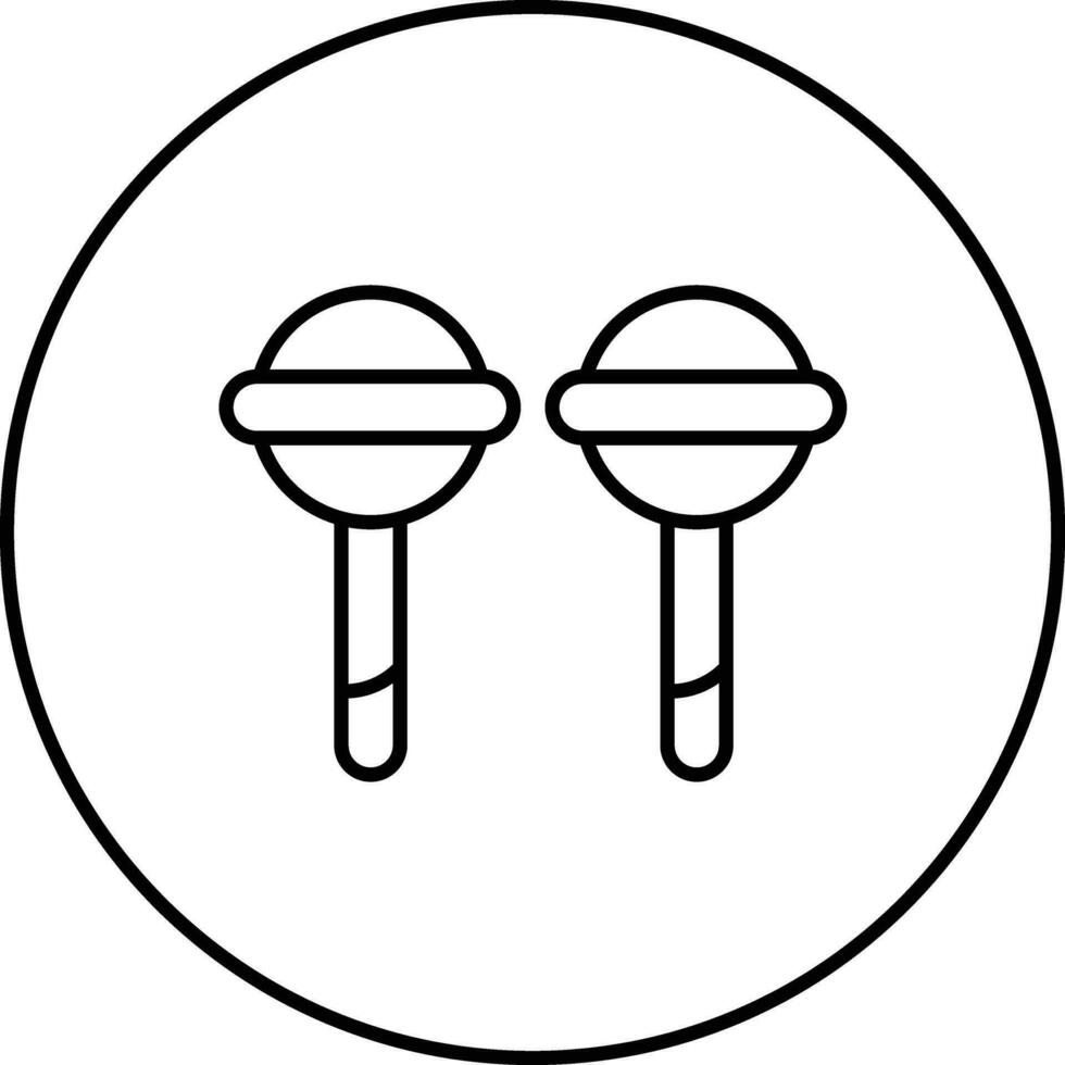 Lutscher-Vektor-Symbol vektor