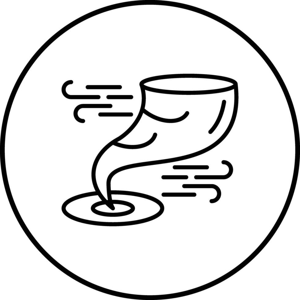 Staub Sturm Vektor Symbol