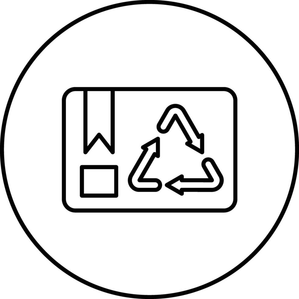 Paket recyceln Vektor Symbol