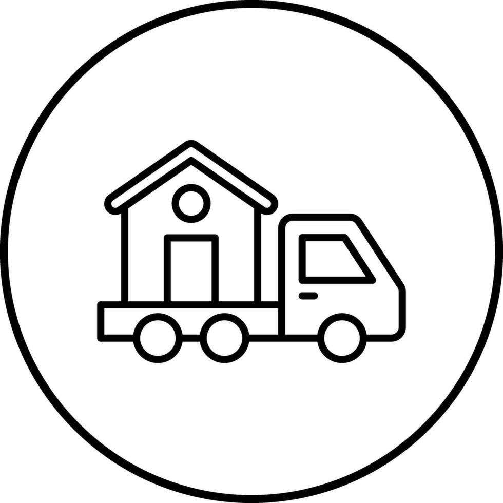Haus Umzug Vektor Symbol
