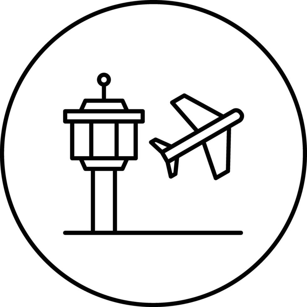 Flughafen-Vektor-Symbol vektor