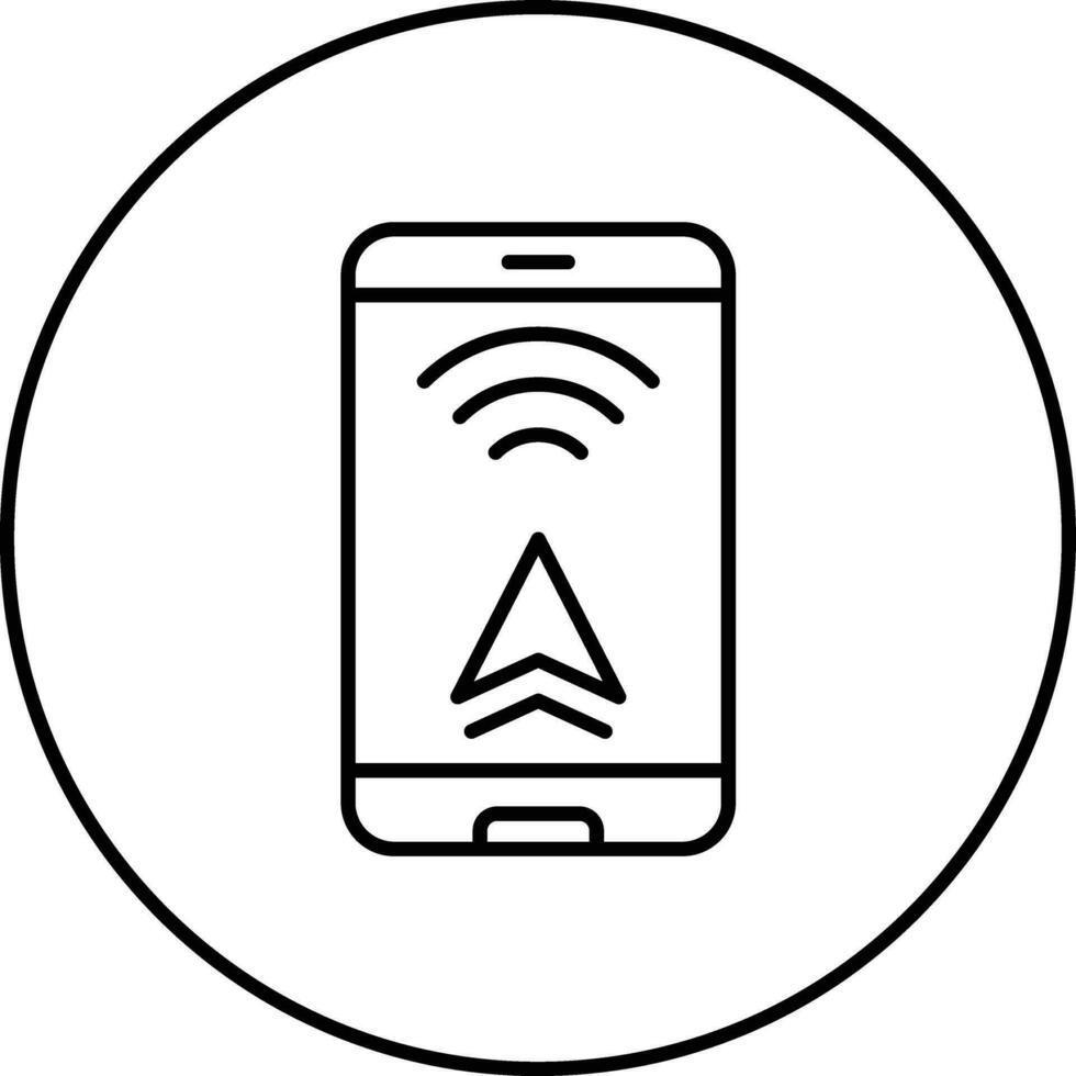 Navigation App Vektor Symbol