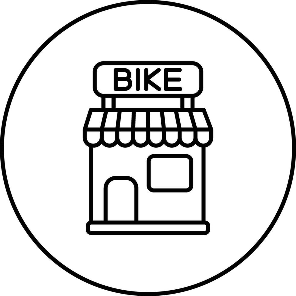 Fahrrad Geschäft Vektor Symbol