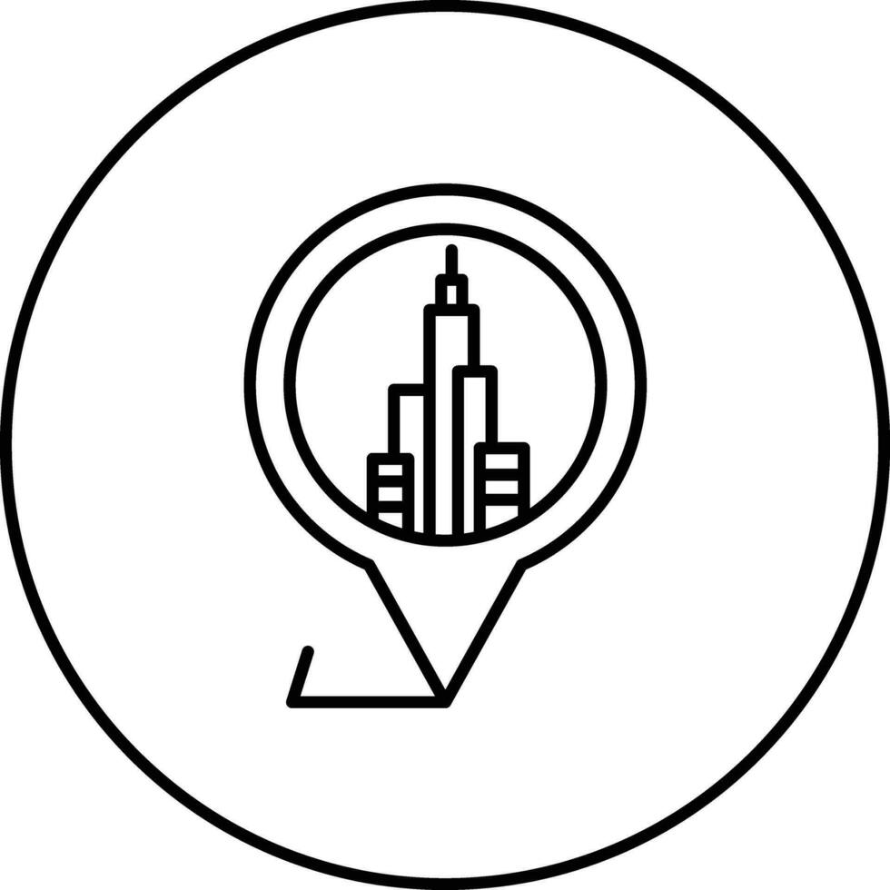 Dubai Ort Vektor Symbol