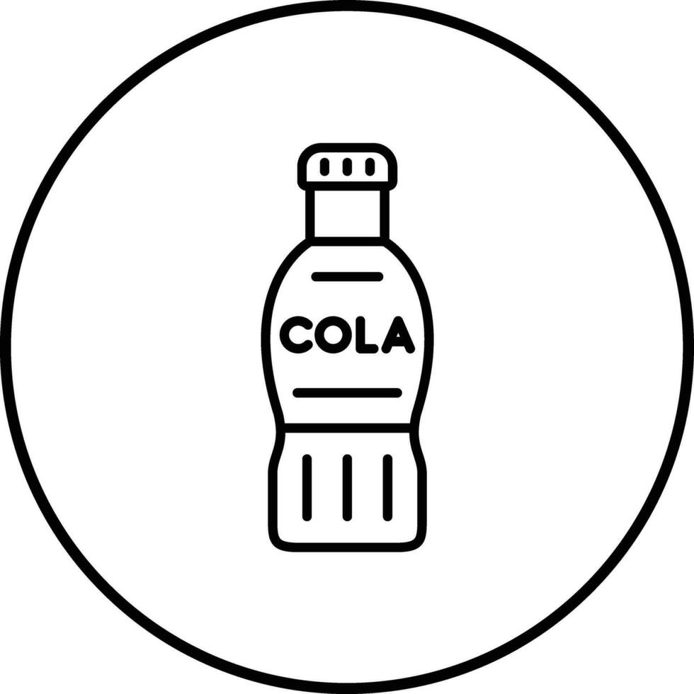 cola flaska vektor ikon