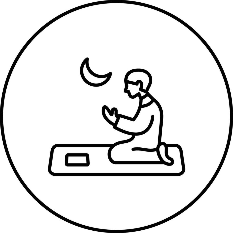 Muslim dua Vektor Symbol