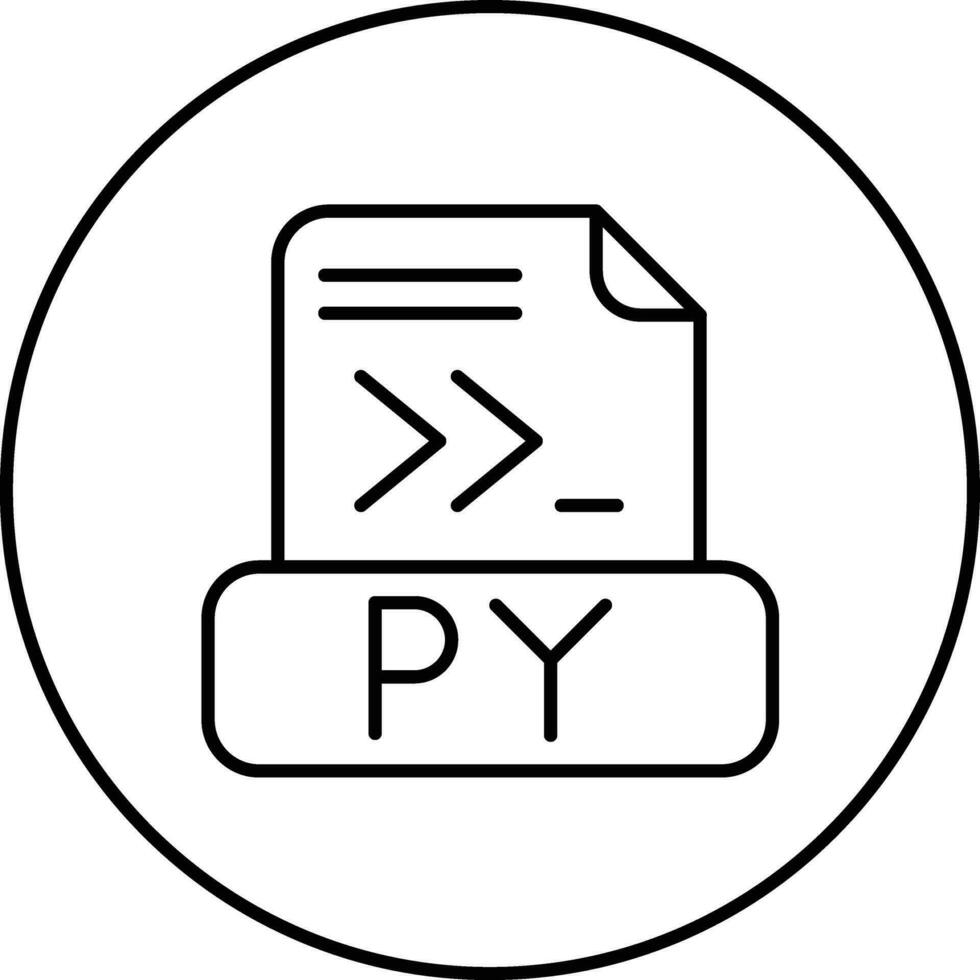 pytonorm fil vektor ikon