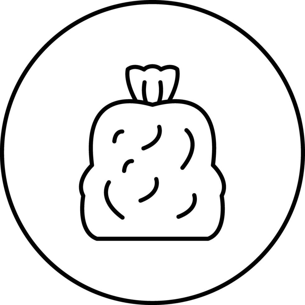 Müll Tasche Vektor Symbol