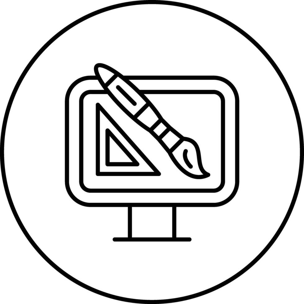 Benutzerdefiniert Design Vektor Symbol