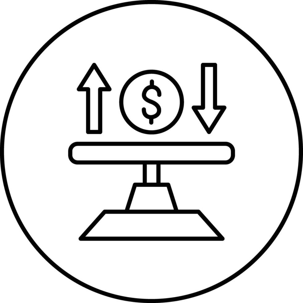 balans vektor ikon
