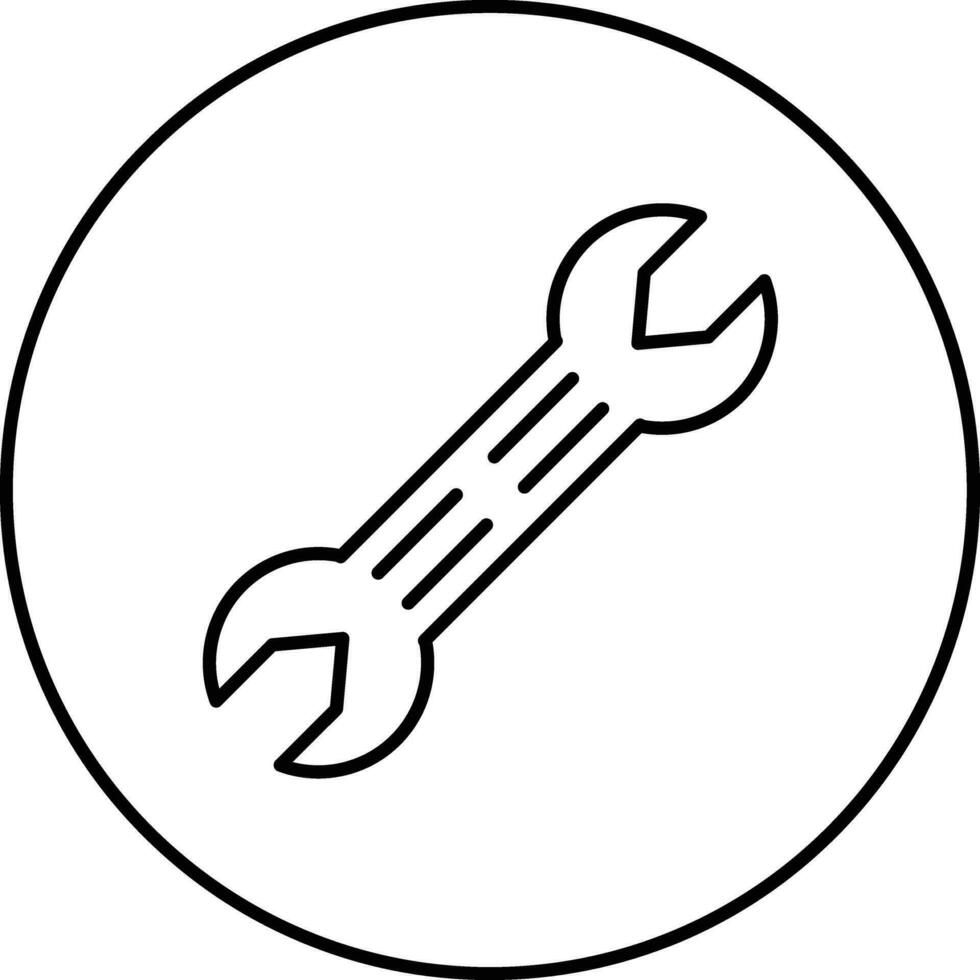 skiftnyckel vektor ikon