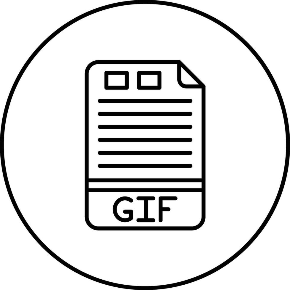 gif vektor ikon