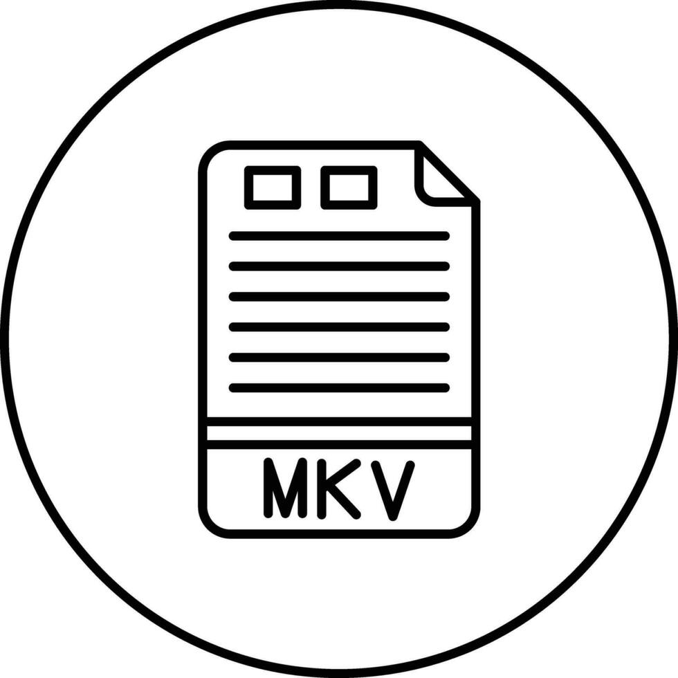 mkv-Vektorsymbol vektor